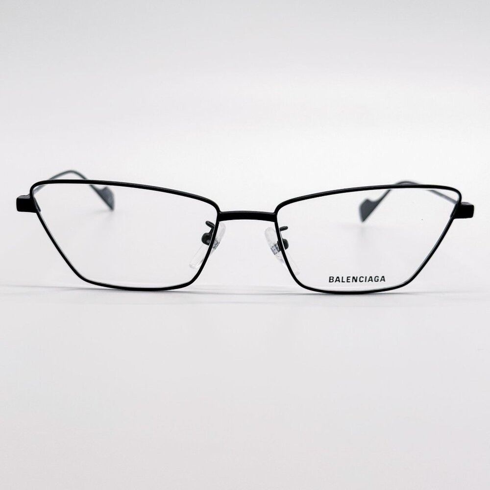 NEW BALENCIAGA EYEGLASSES BB0091O 001 CAT EYE BLACK WOMEN EYEWEAR BALENCIAGA